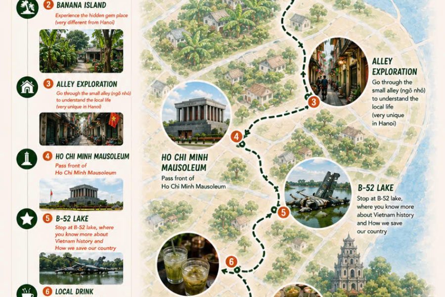 Discover Hanoi City with Motorbike Tours