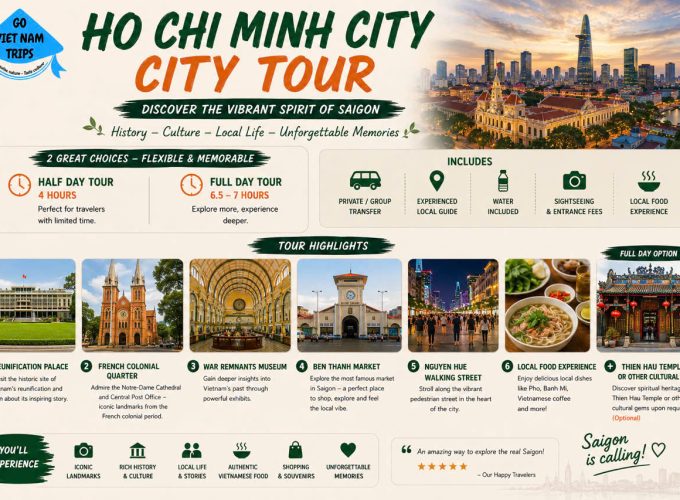 Essential Saigon City Tour – Culture, Landmarks & Local Vibes