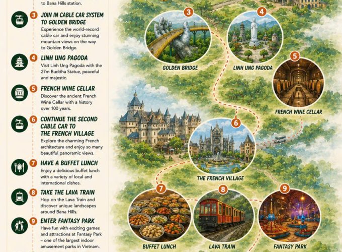 Ba Na Hills & Golden Bridge Full-Day Tour