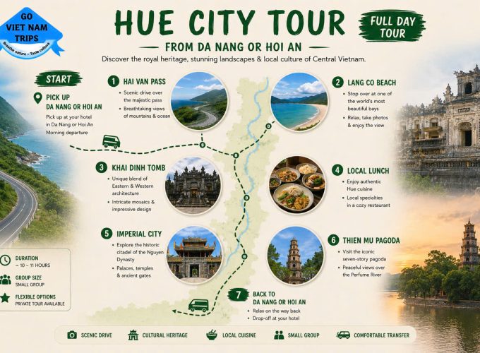 Hue City Tour – Tombs, Pagoda & Citadel