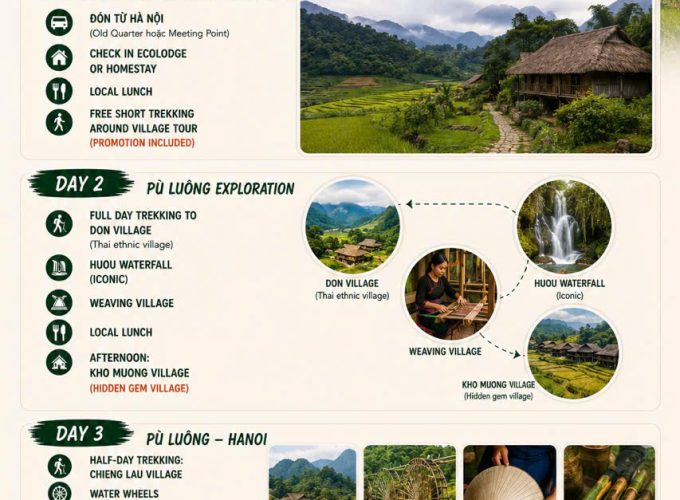 Pu Luong Mountain Expedition | 3 Days 2 Nights