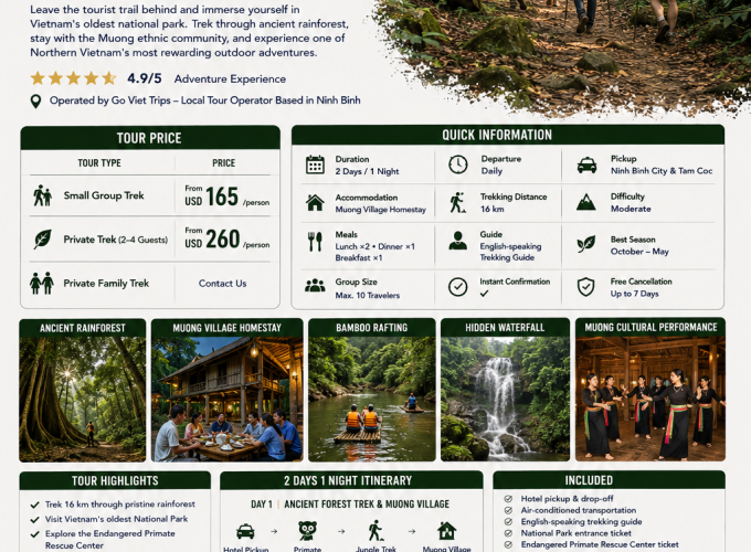 Cuc Phuong National Park Trekking Adventure